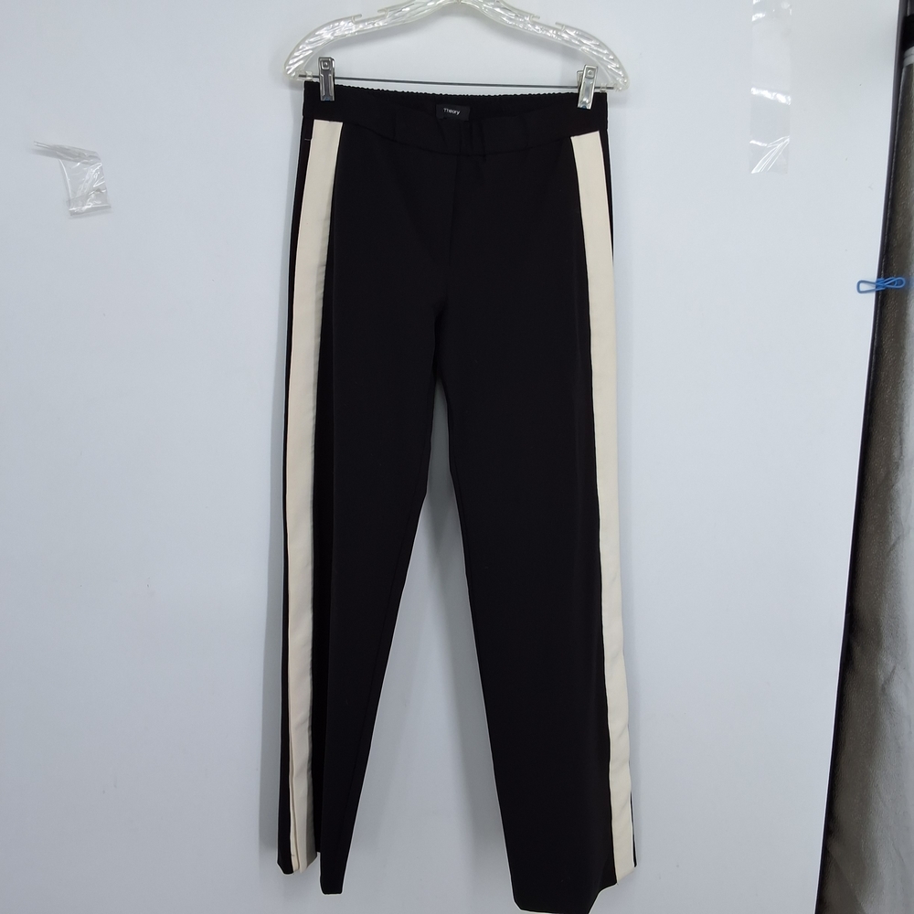 Theory SmallnBlack Elastic Waist Pants